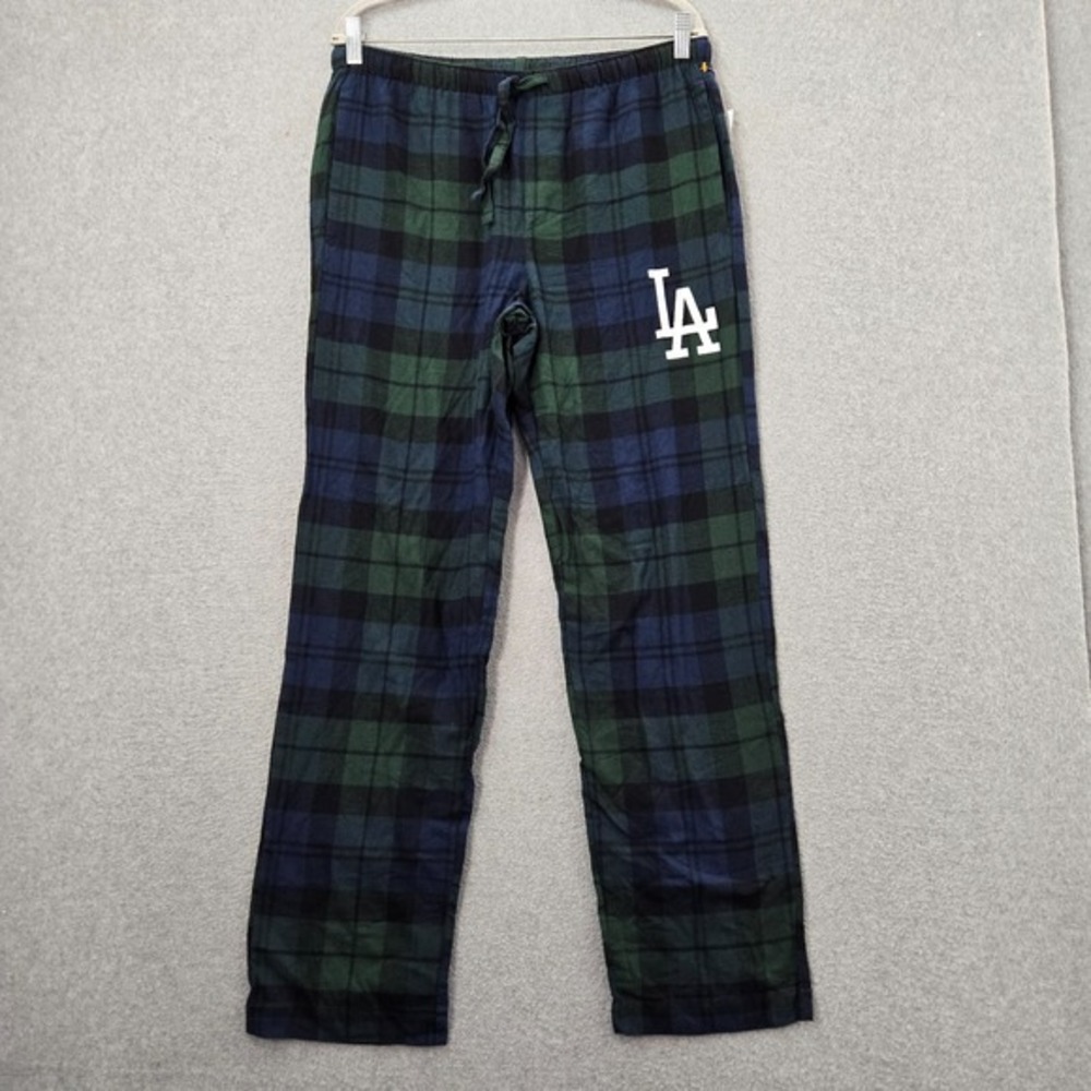 Gap Men Sleepwear Medium Green Plaid Flannel Pajama Pants NWT